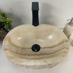 Каменная раковина из оникса Erozy White EO-04247 (41*32*15) 0212 из натурального камня