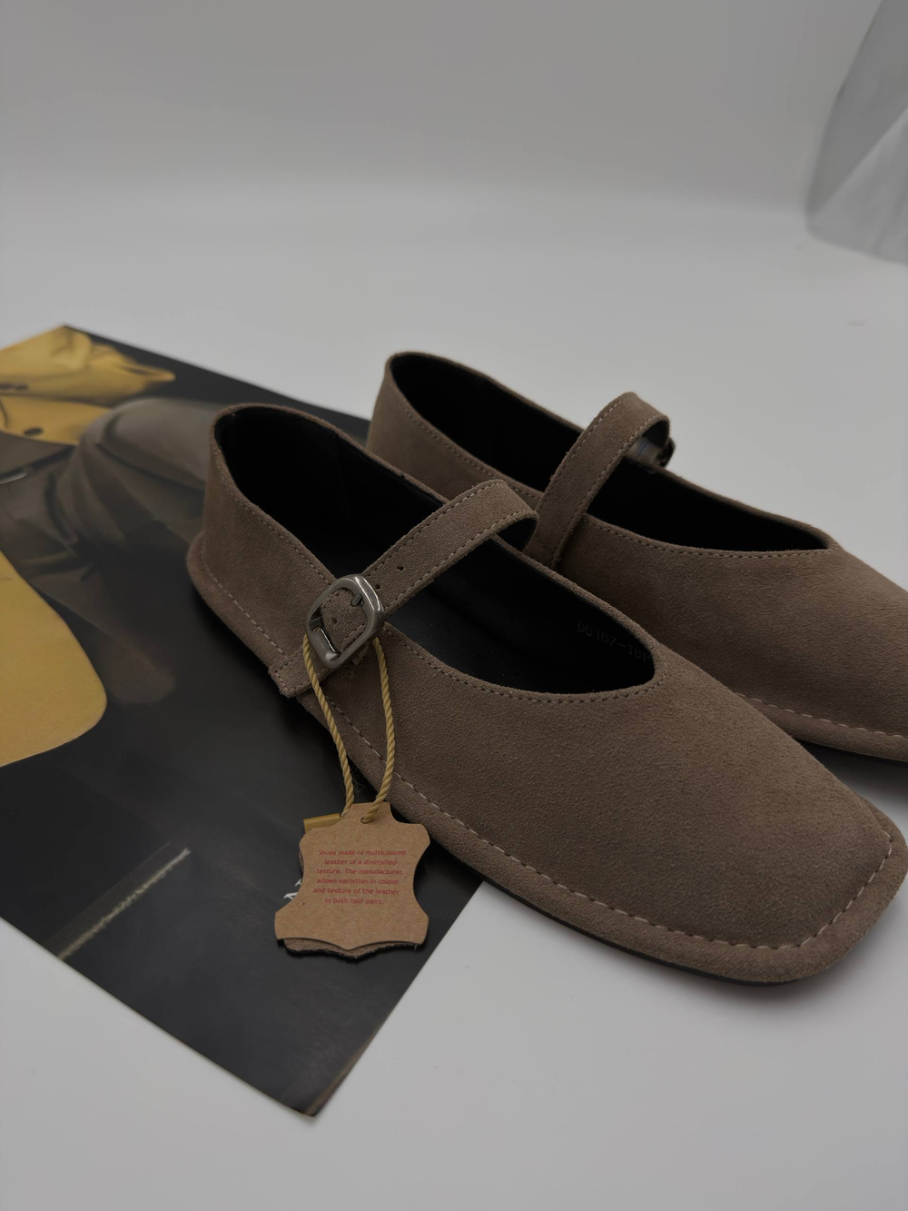 Туфли женские натуральная кожа артикул 6167-18 цвет"коричнево-серый"