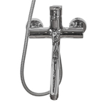 Смеситель для ванны и раковины 35к ПСМ-100-2 ЭЛИТ тип См-ВУОРНШлА, эксцентрики "ЕВРО", ХРОМ