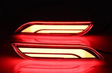 Светодиодные КАТАФОТЫ в задний бампер Тойота Камри 70 V10 type