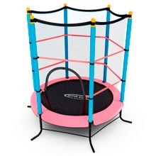 Батут детский DFC SMRKIDS 55&amp;quot; с сеткой, PINK