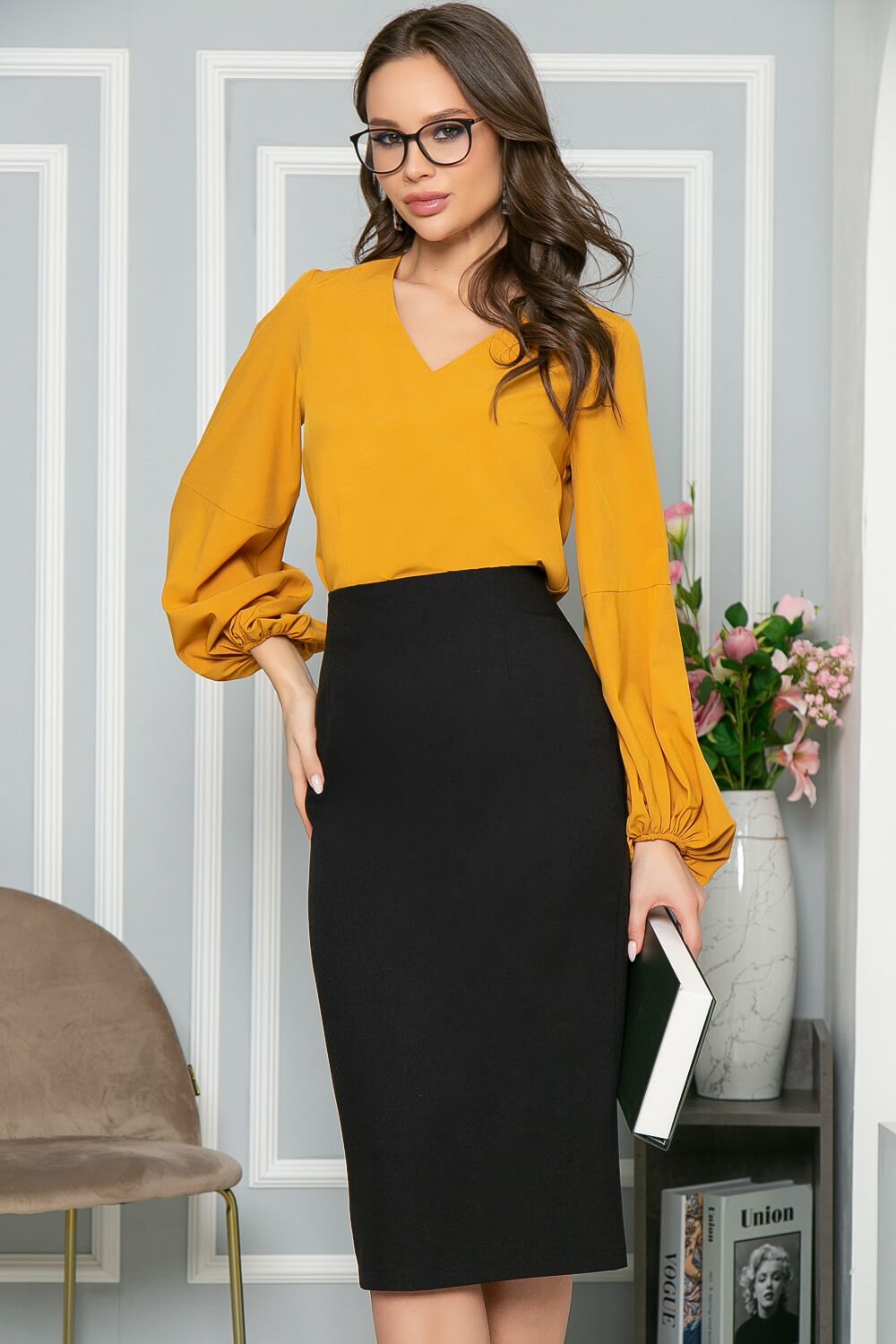 Юбка "Летиция" (блэк) Ю5121 LT Collection