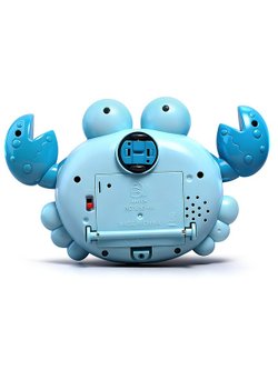 Игрушка Краб на батарейках со звуком и световыми эффектами синий (696-48-1)
