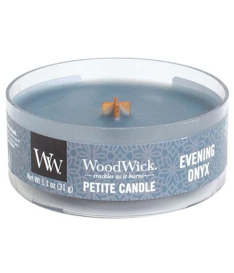 Вечерний оникс, ароматическая свеча мини, WoodWick