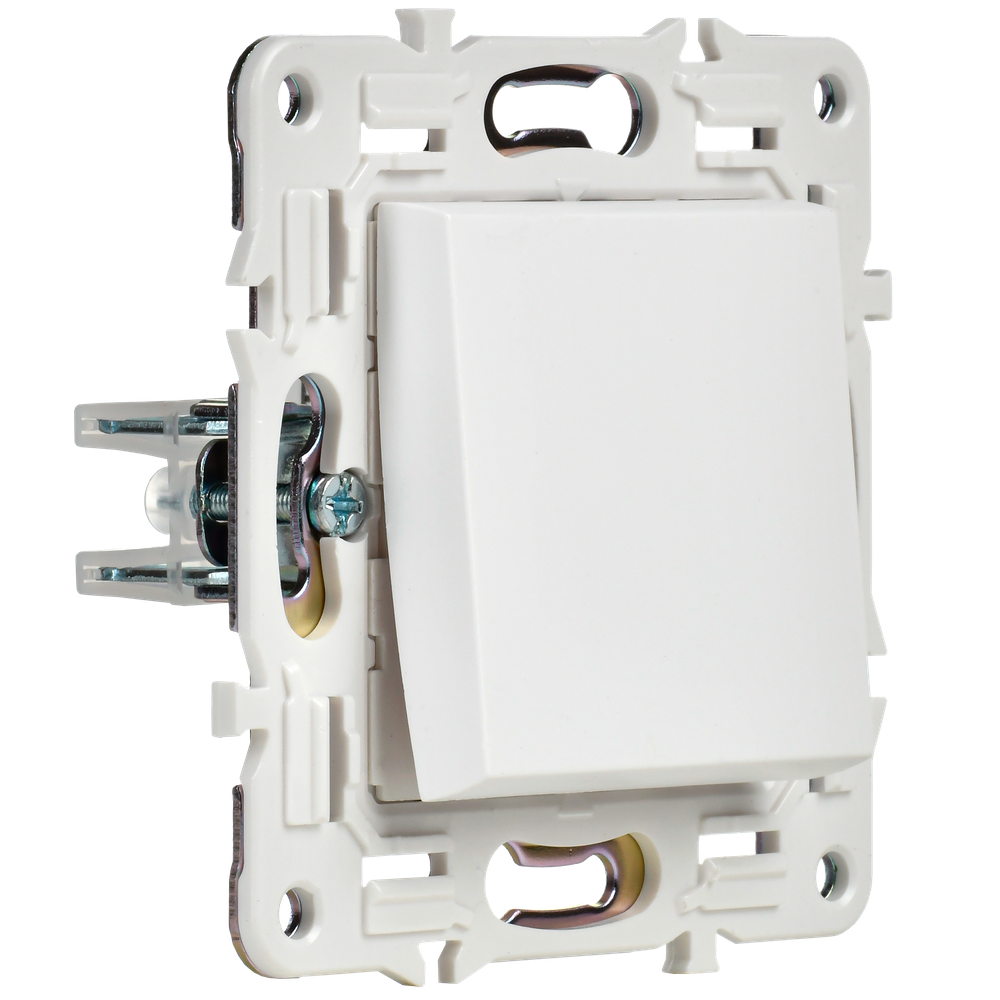 SKANDY Выключатель 1-клавишный 10А SK-V01W арктический белый IEK