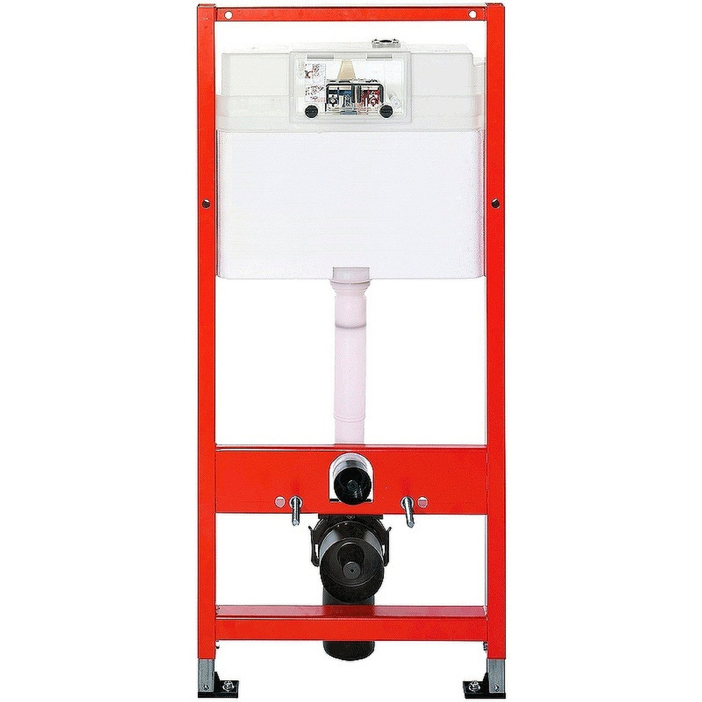 Инсталляция для унитаза TECE Base 9400413 с кнопкой смыва TECEnow, белый