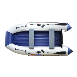Моторная надувная лодка ПВХ Альтаир HD 360 (килевое НДНД, "Морской дротик" ) Бело-синяя