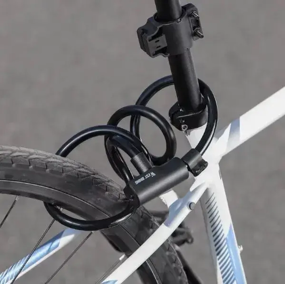 Замок велосипедный тросовый West biking, YP0705100