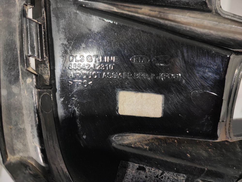 Накладка ПТФ передняя правая Kia K5 20-нв Б/У Оригинал 86542L2310