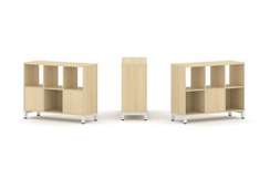 Style Project Набор стеллажа 2-х сторон., 2 яр. SN.NSD-231  1121*400*881