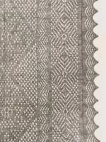 Оренбургский пуховый палантин с шелком АШ16070-03 серый