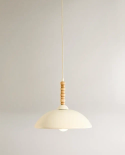 ZARA HOME Детский абажур с шариками, кремовый