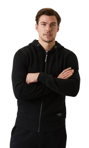 Мужская теннисная кофта Björn Borg Centre Zip - черный