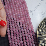 Розовый кварц, бусины шар 6.5 - 6.8мм, РЕДКИЙ, Мадагаскар