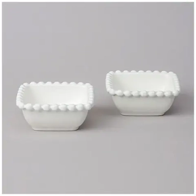 Набор салатников квадратных lefard pearl 2 шт. 10*4 см 120 мл