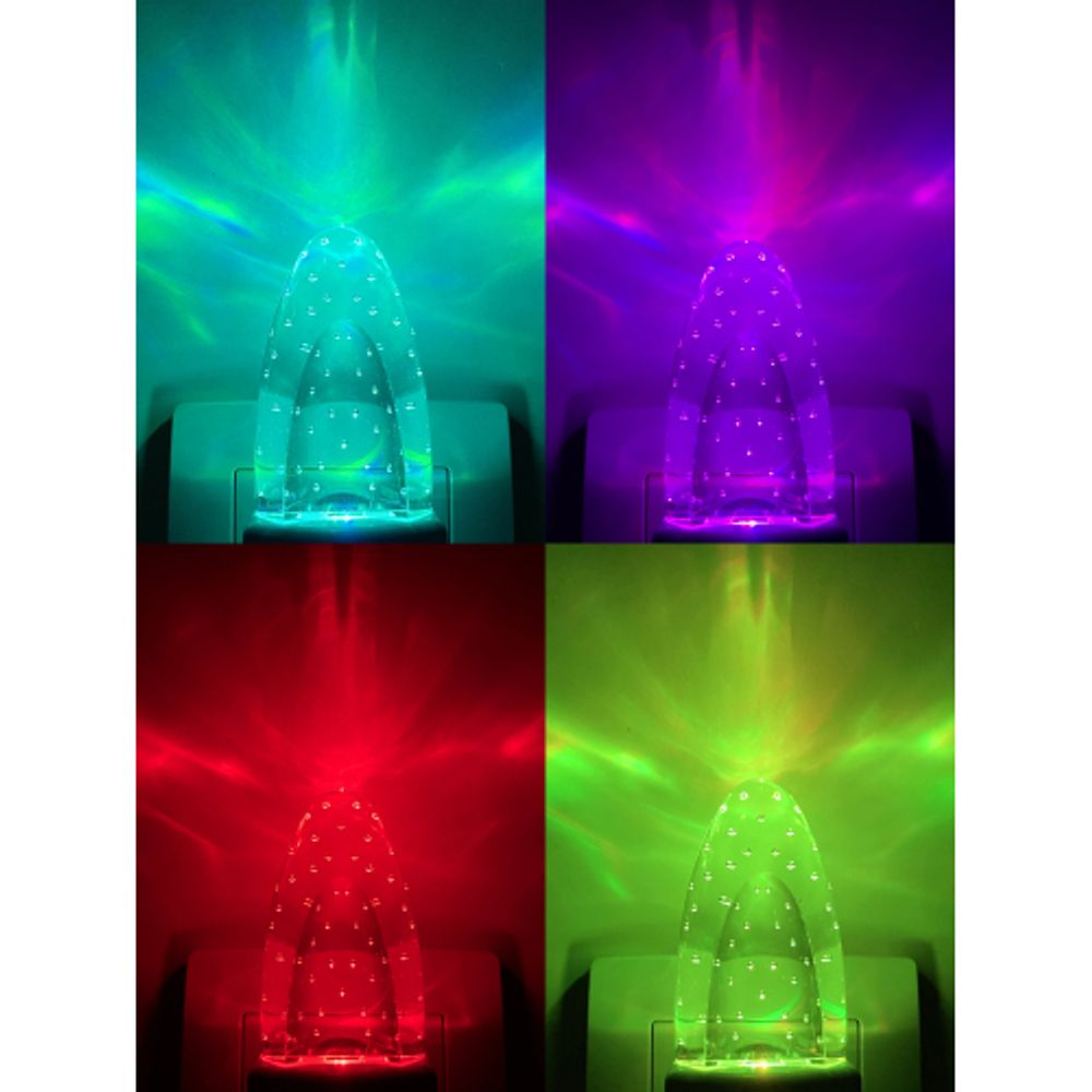 Ночник - светильник светодиодный ЭРА NN-619-LS-W в розетку с датчиком освещенности белый