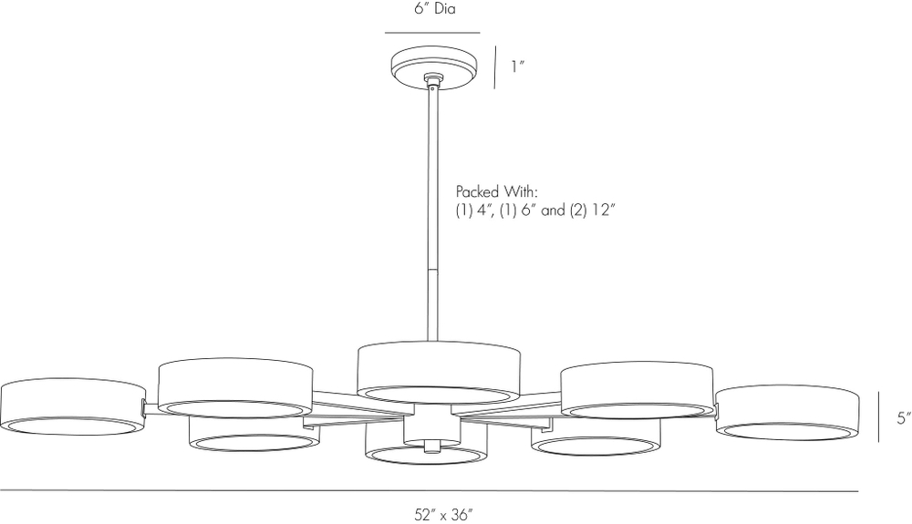 Люстра LINUS STARBURST Arteriors арт.89097