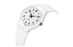 SWATCH Unisex 34mm White Watch GW151O