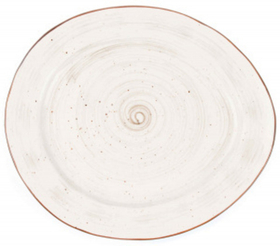 Тарелка White Fusion 27 см "яйцо" P.L. Proff Cuisine