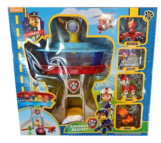 Щ/П Игровой набор База  + 4 героя