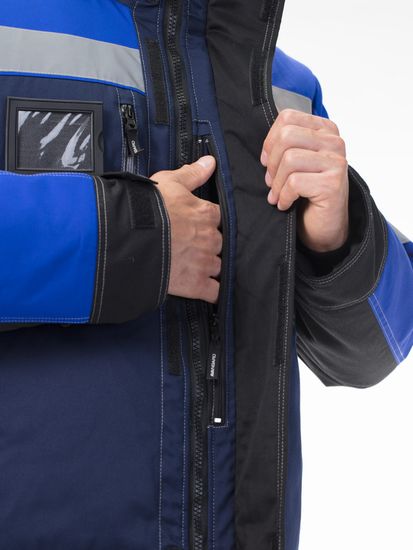 Костюм зимний "Виват NEW" брюки (синий/василек/черный)