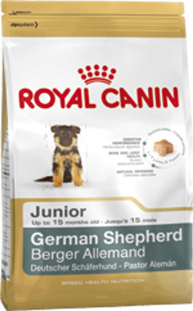 Royal canin GERMAN SHEPHERD JUNIOR для щенков породы Немецкая овчарка