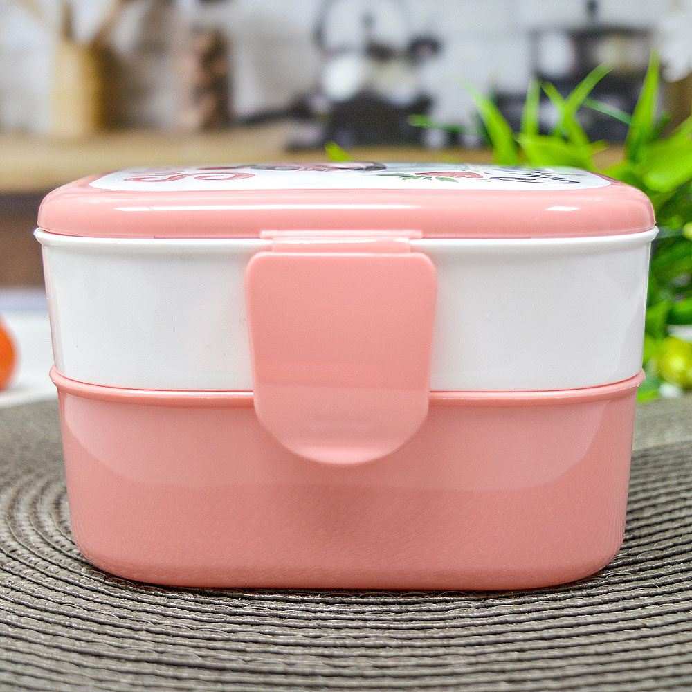 Контейнер для обеда 2 по 0,4л "Капкейки"