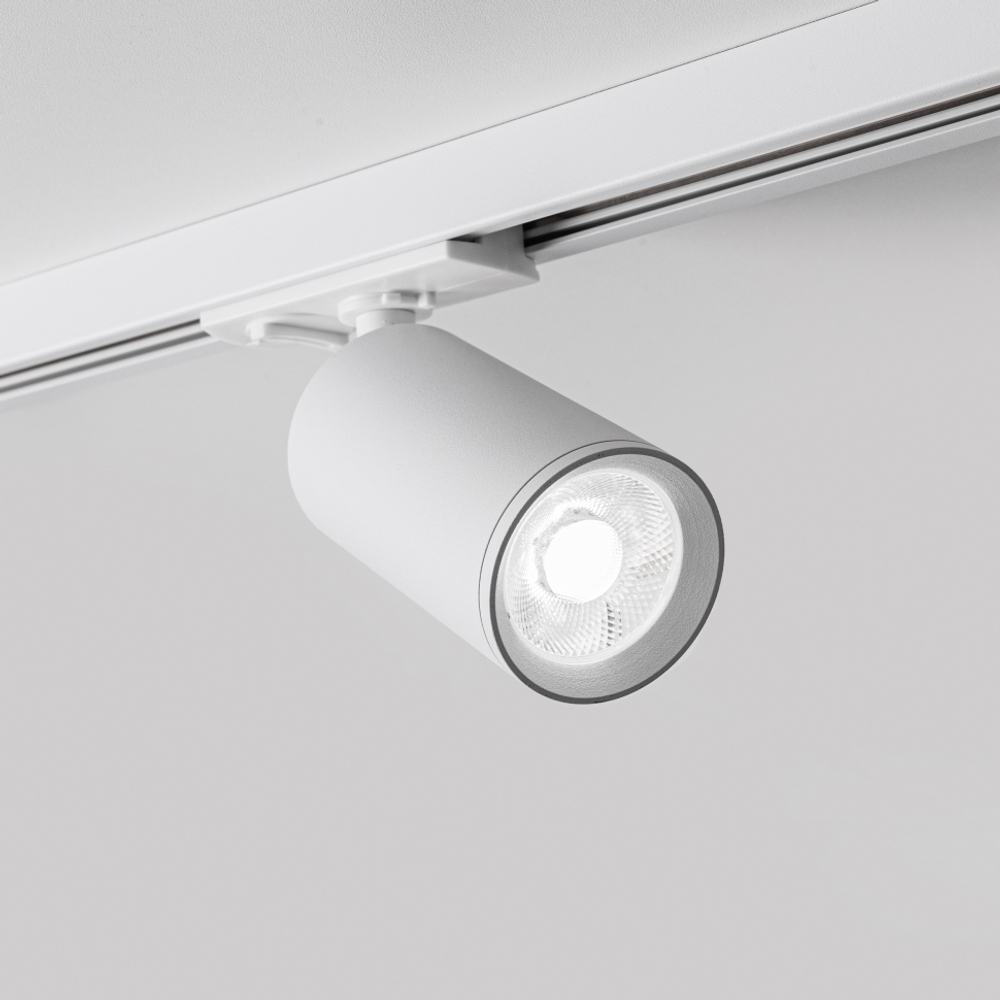 Однофазный светодиодный трековый светильник MKL-1-12W4K-W Белый 12 Вт 900 лм 4000 К 36° CRI>90