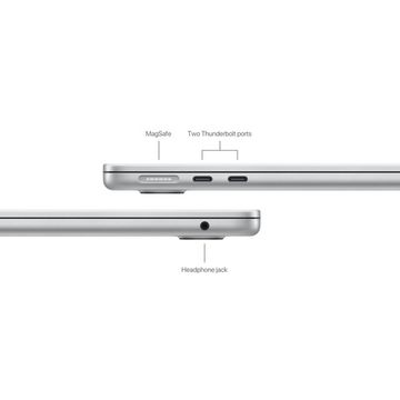Apple MacBook Air 13 2024 Silver (Apple M3 8-core CPU, 8-core GPU, 256GB, 16GB) MC8H4