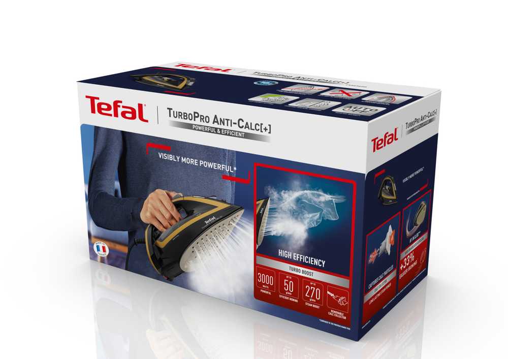 Утюг Tefal Turbo Pro Anti-Calc 3000W FV5696E0