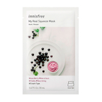 Маска для лица Innisfree My Real Squeeze Mask EX Acai Berry тканевая кремовая с экстрактом ягод асаи 20 мл