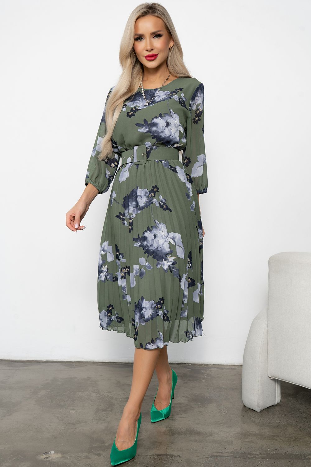 Платье  Каролина (фисташковый) Р11-1217/3 Nikol (Акция)