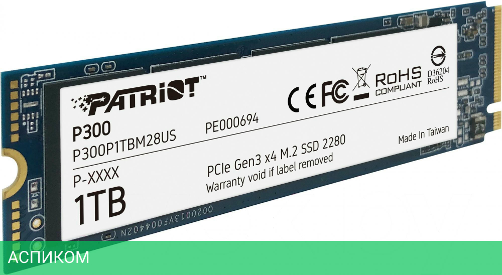 SSD диск Patriot P300P1TBM28
