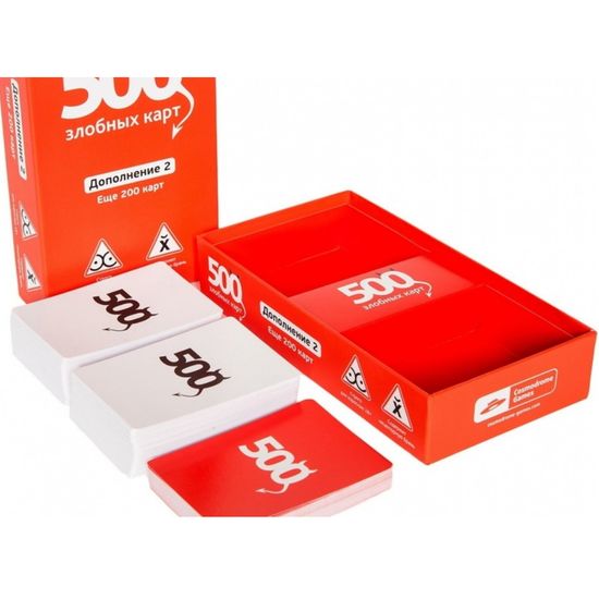 Настольная игра 500 злобных карт: Дополнение 2 Еще 200 карт