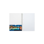 Тетрадь А-4 100л. кл. греб. Хатбер с карманом CityScape 100Ткм4B1сп_12523