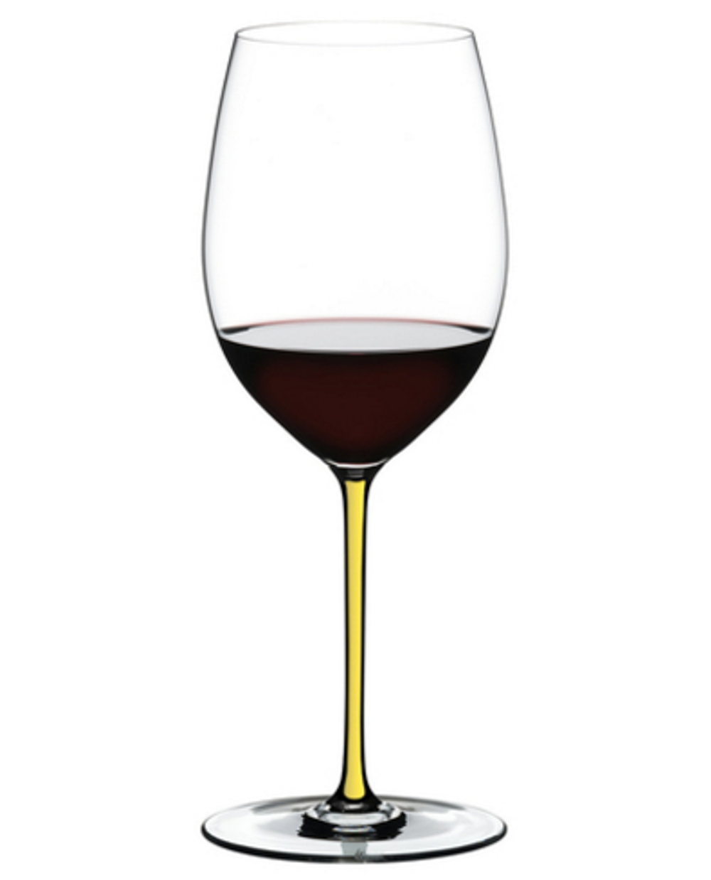 Бокал для красного вина с желтой ножкой 625мл Riedel Fatto a Mano Cabernet Австрия