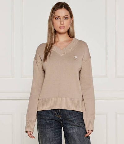 Свитер EMBRO BADGE CALVIN KLEIN JEANS - бежевый(J20J224632)