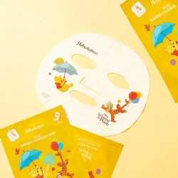 JMSOLUTION Маска тканевая с календулой Disney collection selfie barrier calendula mask (30 мл)