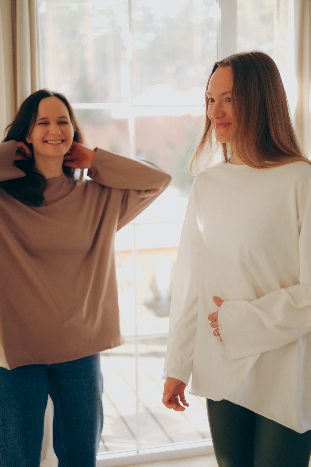 Лонгслив базовый Oversize