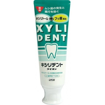 Зубная паста для укрепления эмали Lion Япония XYLIDENT, с фтором и ксилитом, 120 г