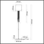 Торшер Odeon Light 4886/1F NICOLE