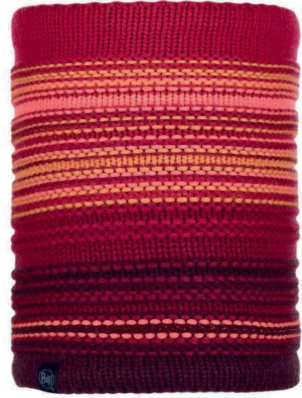 Шарф-труба вязаный с флисом Buff Neckwarmer Knitted Polar Neper Bright Pink Фото 1