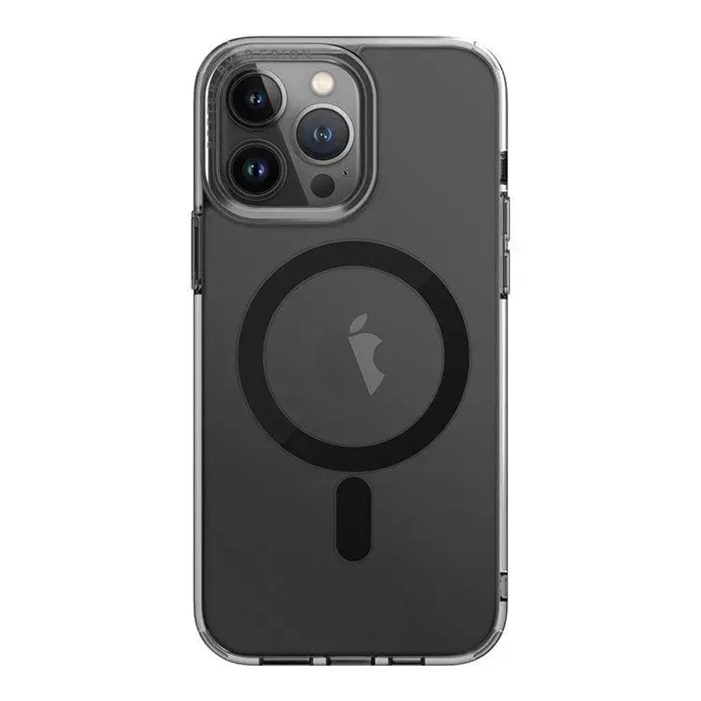 Чехол-накладка Kzdoo Mag Ares Magsafe для iPhone 14 Pro пластиковый (черная рамка)