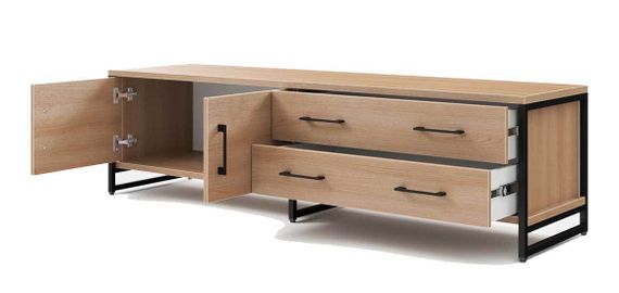 Тумба ТВ 2Д2Я дуб каньон