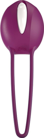 Фиолетовый вагинальный шарик Smartballs Uno (Цвет: фиолетовый)