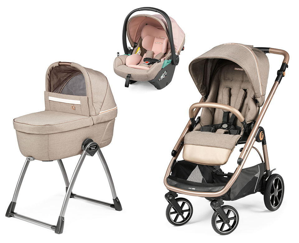 Коляска 3 в 1 Peg Perego Veloce Belvedere Lounge Mon Amour
