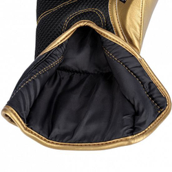 Перчатки боксерские Clinch Aero черно-золотые C135