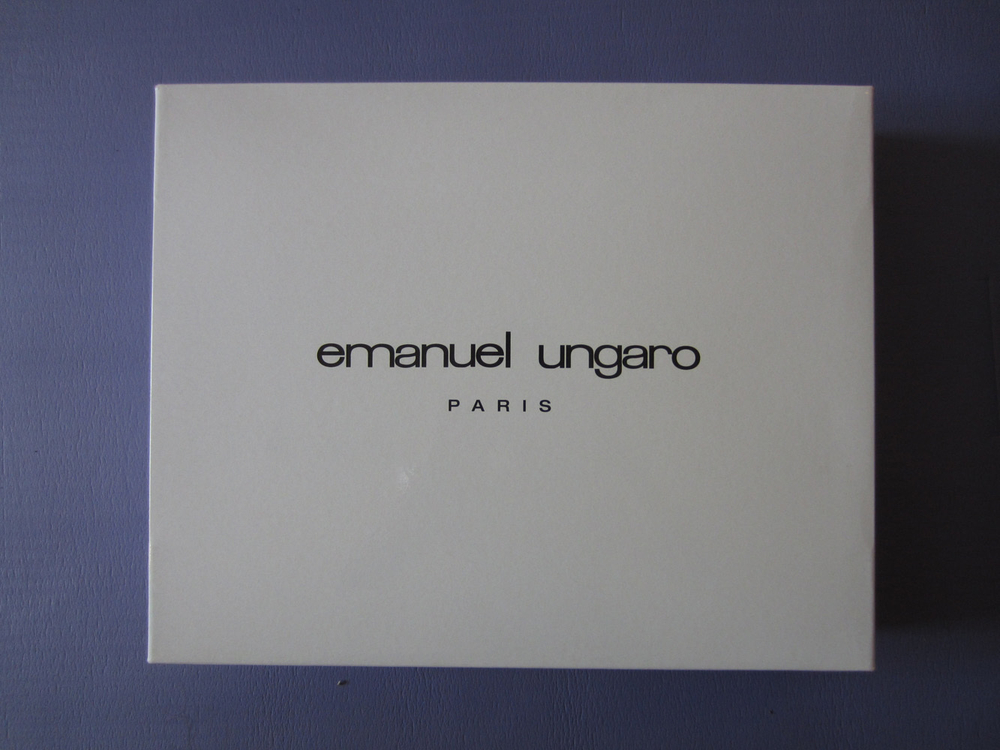 Полотенце 100х150 Emanuel Ungaro Signature черное