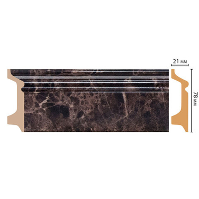 Плинтус Decomaster D122 D122-713 ДМ