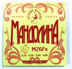 Струны для мандолины Господин музыкант M-26FX